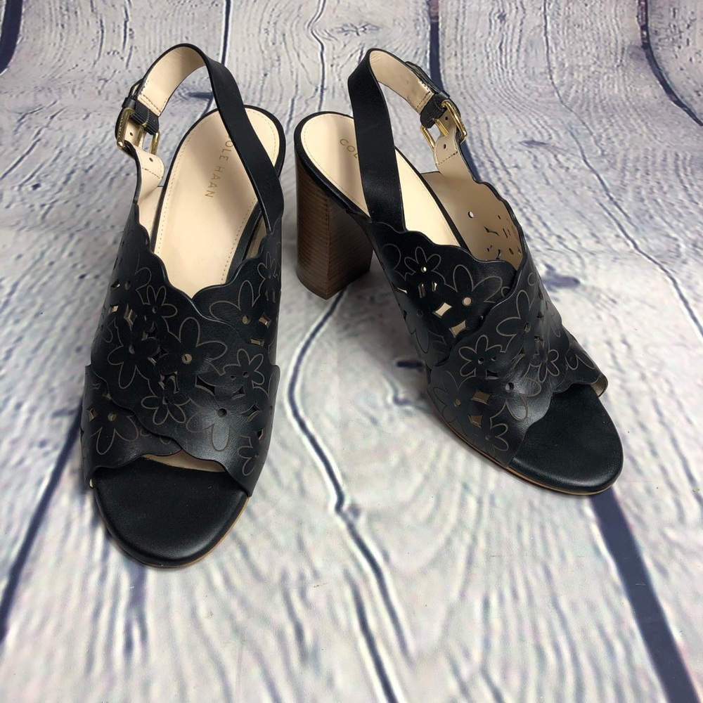 Cole Haan W10289 Indra Hi Floral Sandal II. 9B